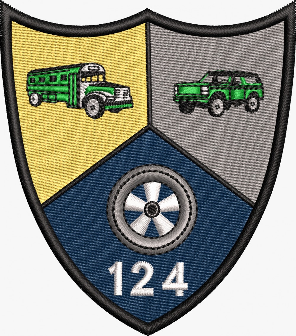 EMBLEMA BATALIONUL 124 TRANSPORT